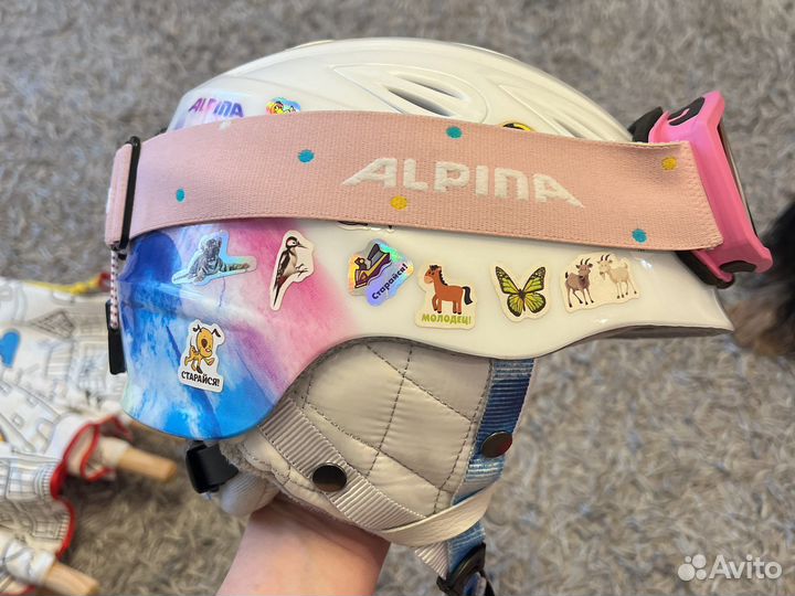 Горнолыжный шлкм alpina 51-54