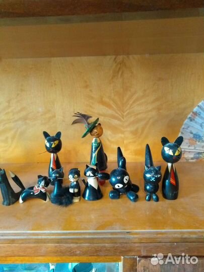 Фигурки котов СССР