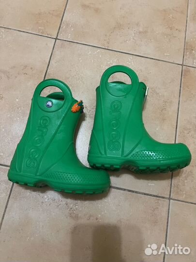 Резиновые сапоги crocs c9