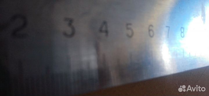 Линейка металлическая 1м СССР