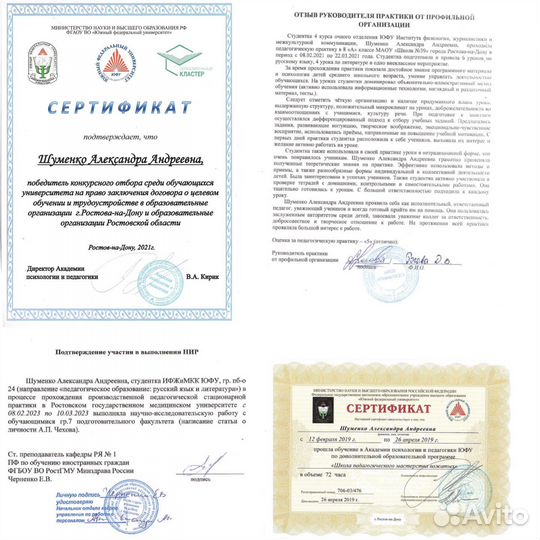 Репетитор по русскому языку и литературе