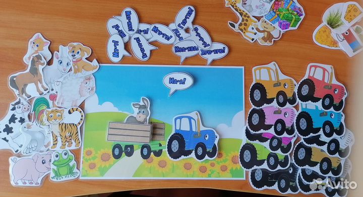 Развивающие игры на липучках