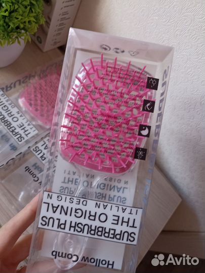 Расческа массажная в упаковке