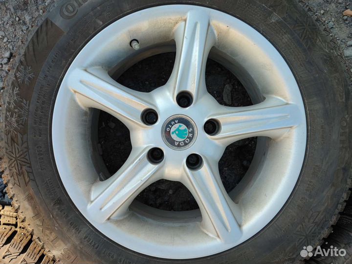 Диски R15 Skoda Roomster, Fabia, 4диска без шин