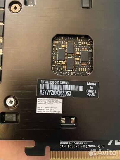 Видеокарта Asus TUF RTX 3070