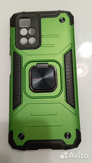 Чехол бампер для телефона Xiaomi Redmi 10 зеленый