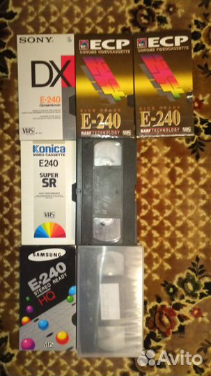 Видеокассеты vhs