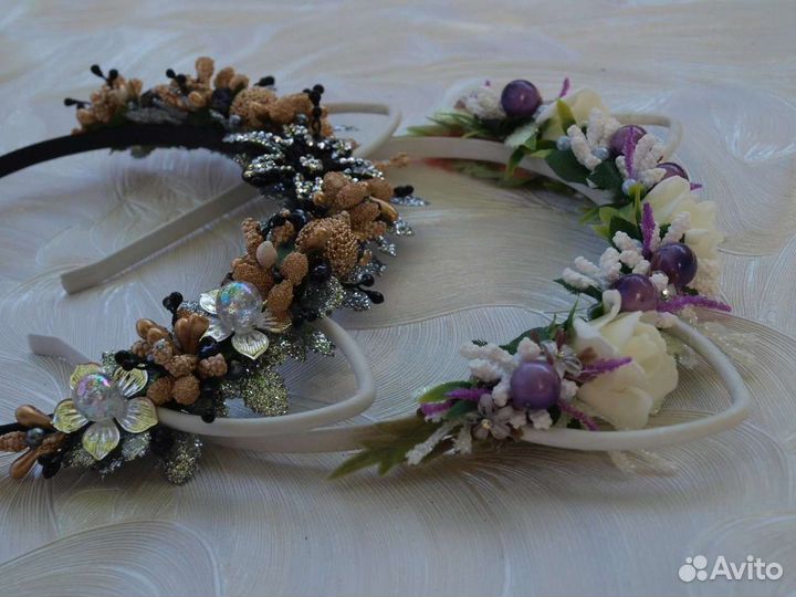 Кошачьи ушки ободок