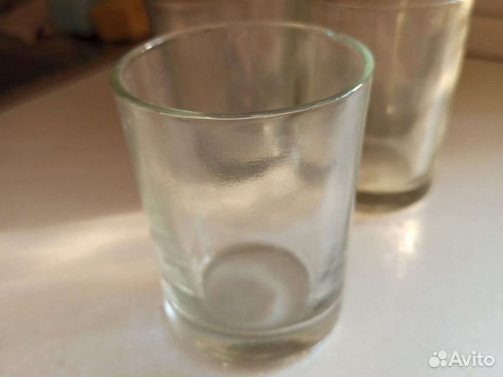 Стаканы стекл. новые