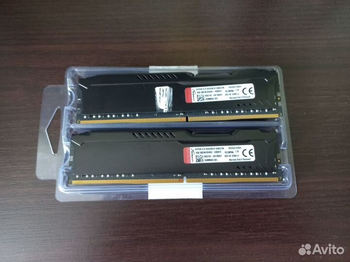 Оперативная память Kingston HyperX Fury ddr4 8 gb