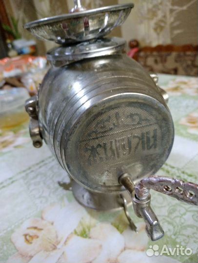 Сувенирный самовар бочка