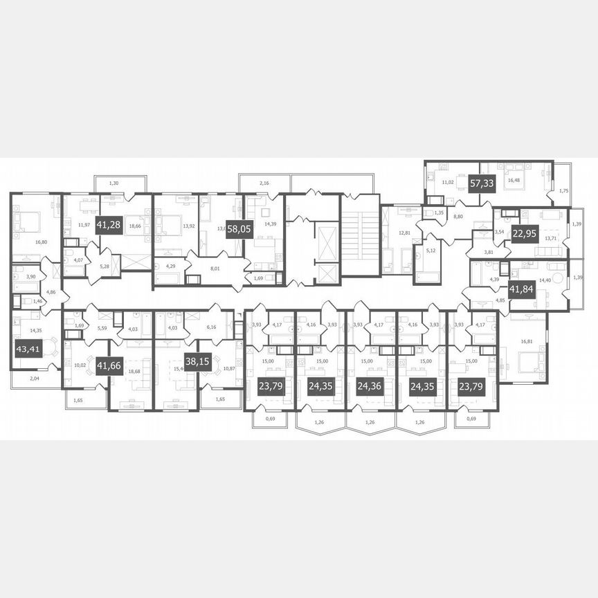 Квартира-студия, 24,4 м², 5/11 эт.