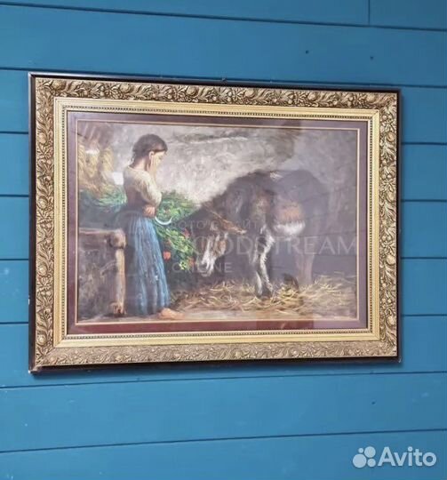 Картина. Холст. Масло. Рама. Винтаж из Европы