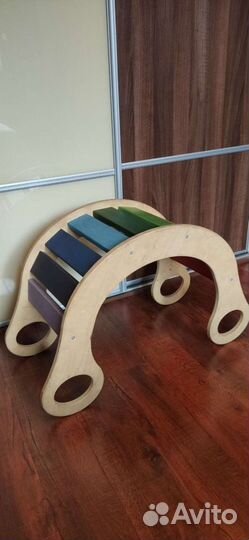 Качалка радуга