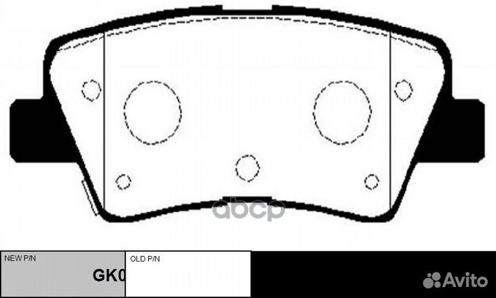 Колодки тормозные дисковые hyundai solaris / KI