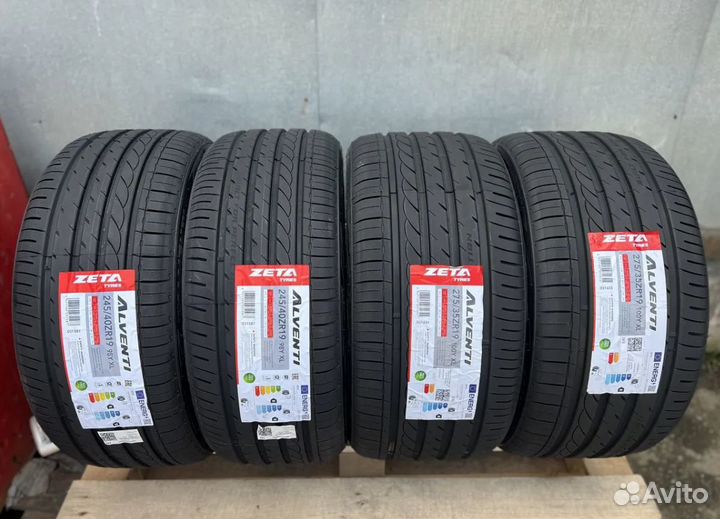 Zeta Alventi 245/40 R19 и 275/35 R19 100Y