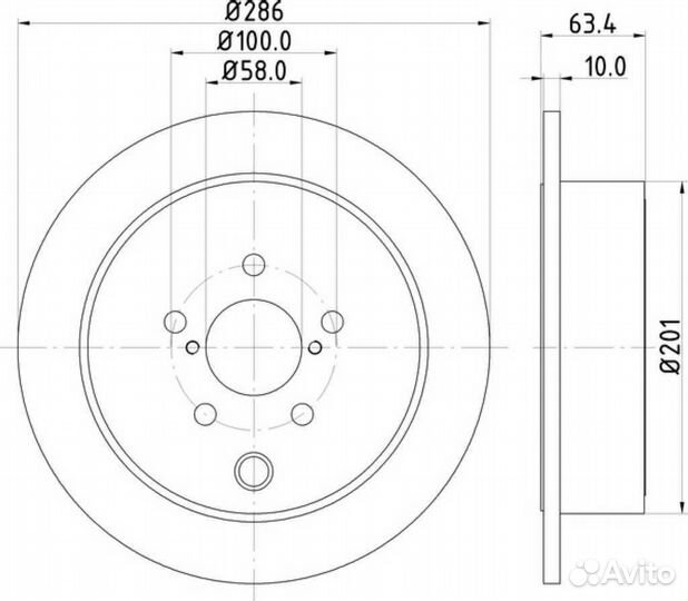 Диск тормозной toyota subaru scion. FR-S GT86 impr