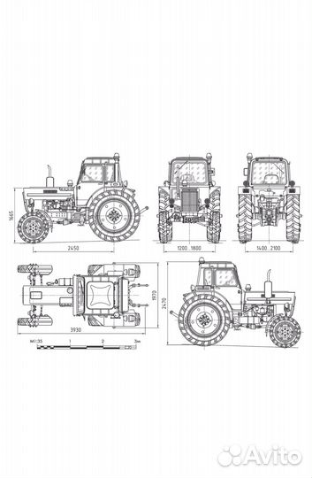 Трактор МТЗ (Беларус) 82, 1988