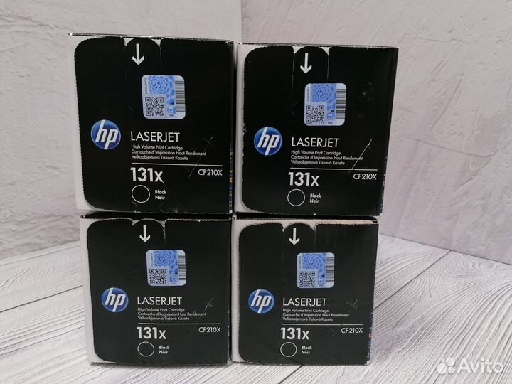 Картриджи оригинальные HP CF210X разные