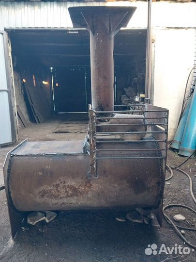 Печь для бани из 530 трубы