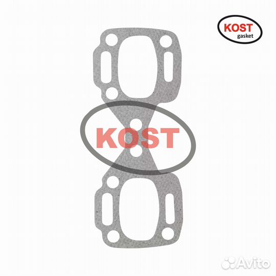 Прокладка выхлопного коллектора SEA-DOO 800 95-05, 1.5 мм 420931481, 290931480, 290931480