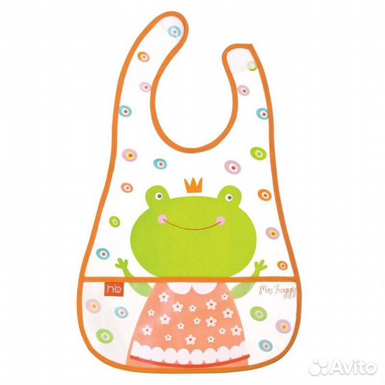 Слюнявчик детский с принтом