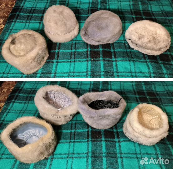Меховые шапки бу, можно для рукоделия