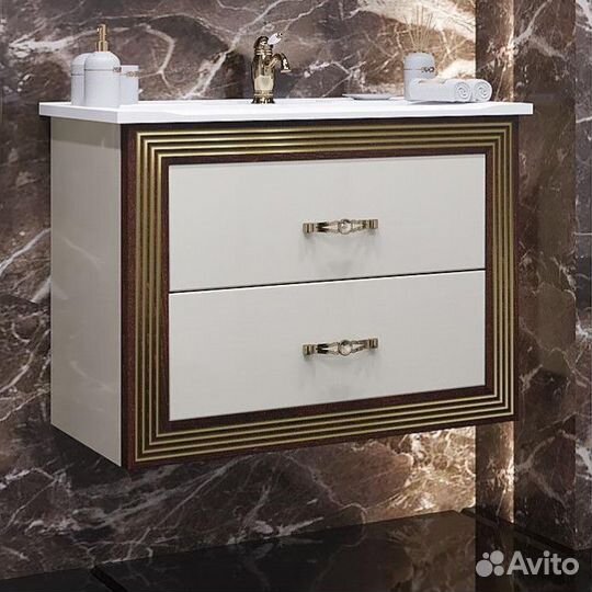 Мебель для ванной Опадирис Карат 80 золото