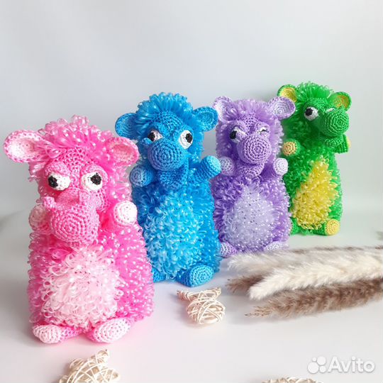 Мочалка ручной работы в ассортименте