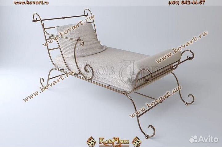 Кованые диваны. Кованый диван в москве. Art: M313