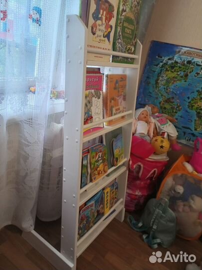 Детская полка для книг монтессори