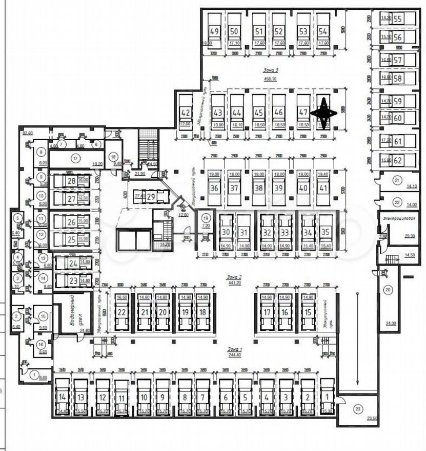 Машиноместо, 17 м²