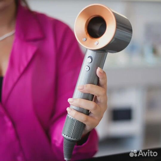 Фен Dyson Supersonic HD07, Никель / Медь