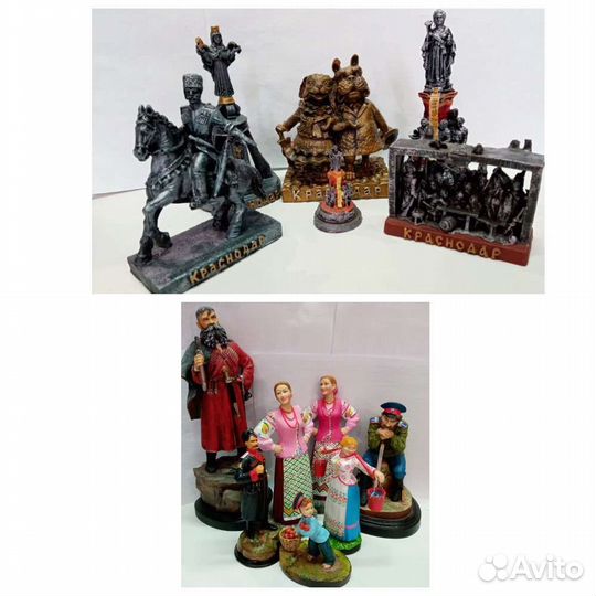 Статуэтки Памятников Краснодара Казаки