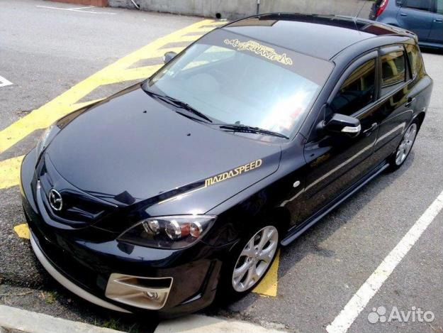 Передний бампер AutoExe на Мазда 3 BK