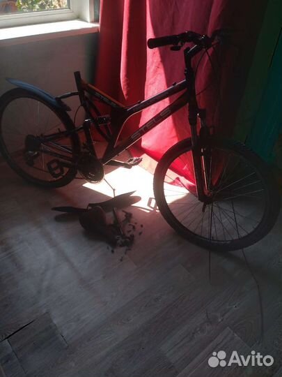 Велосипед в разборе