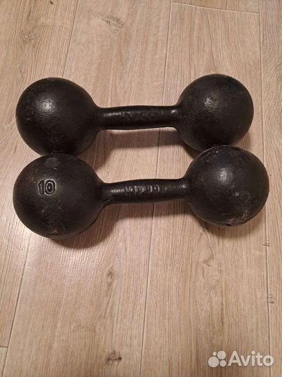 Гантели 2 по 10 кг