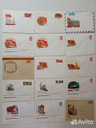 Конверты почтовые коллекционные со спецгашением