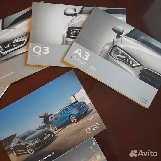 Рекламно-техничесие альбомы Audi, A7, Q5,A5,A4,A3