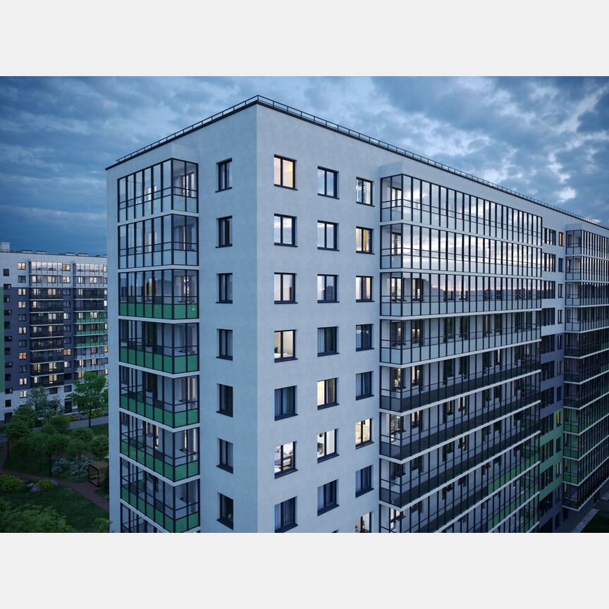 1-к. квартира, 36,9 м², 11/12 эт.
