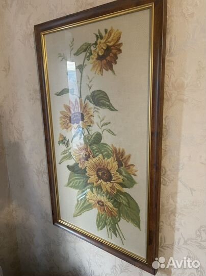 Картина вышитая крестом 