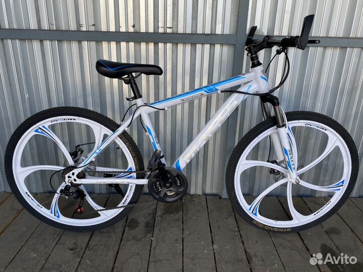 Новый Велосипед на литых дисках складная рама