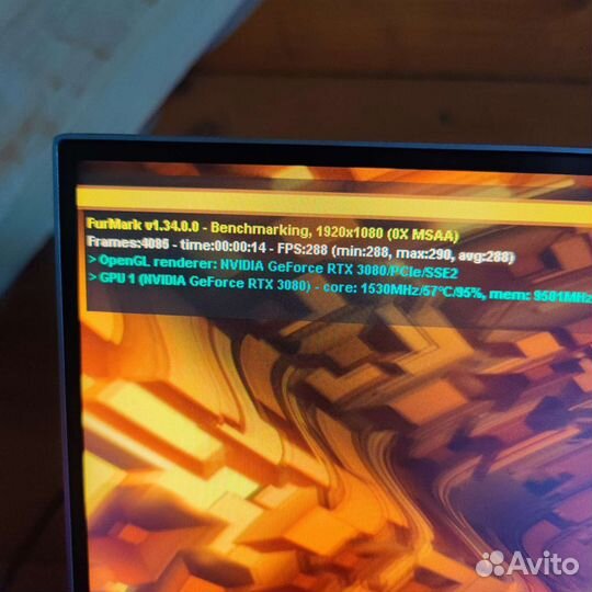 Видеокарта Asus RTX 3080 turbo