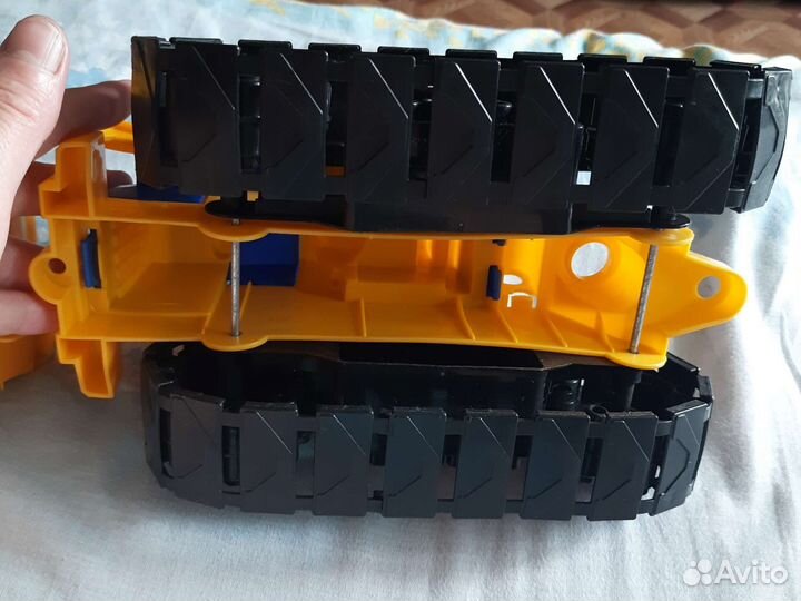 Экскаватор игрушка большой(500)синий(200)