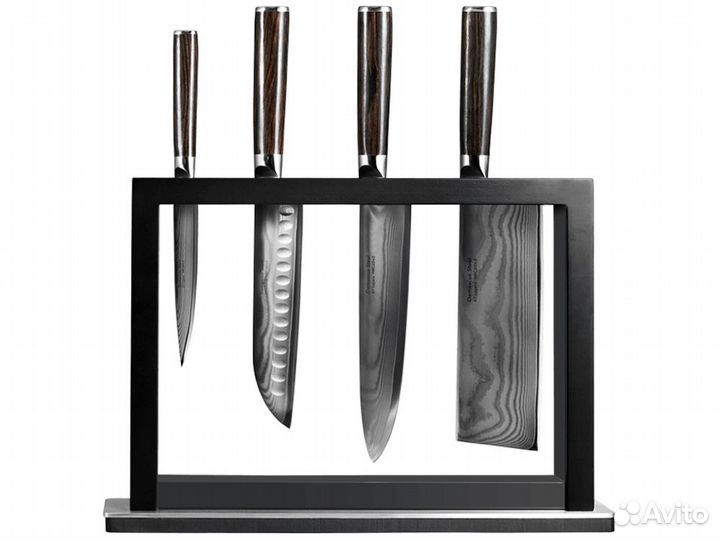 Набор ножей из дамасской стали Xiaomi Huo Hou Set