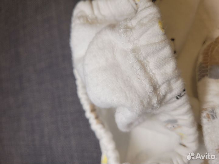 Ползунки для новорожденных футер 56р