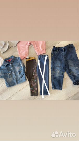 Пакет одежды на девочку 74-80