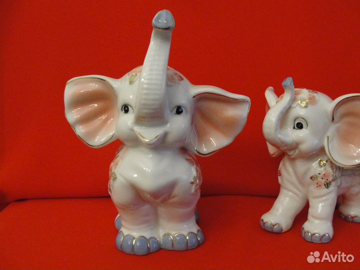 Фарфоровые слоны новые