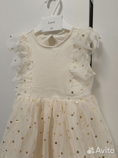 Платье hm 92, 98 новое