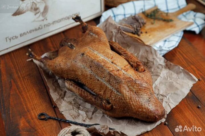 Гусь вяленый и копченый